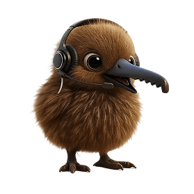 Mascotte du support Keywi